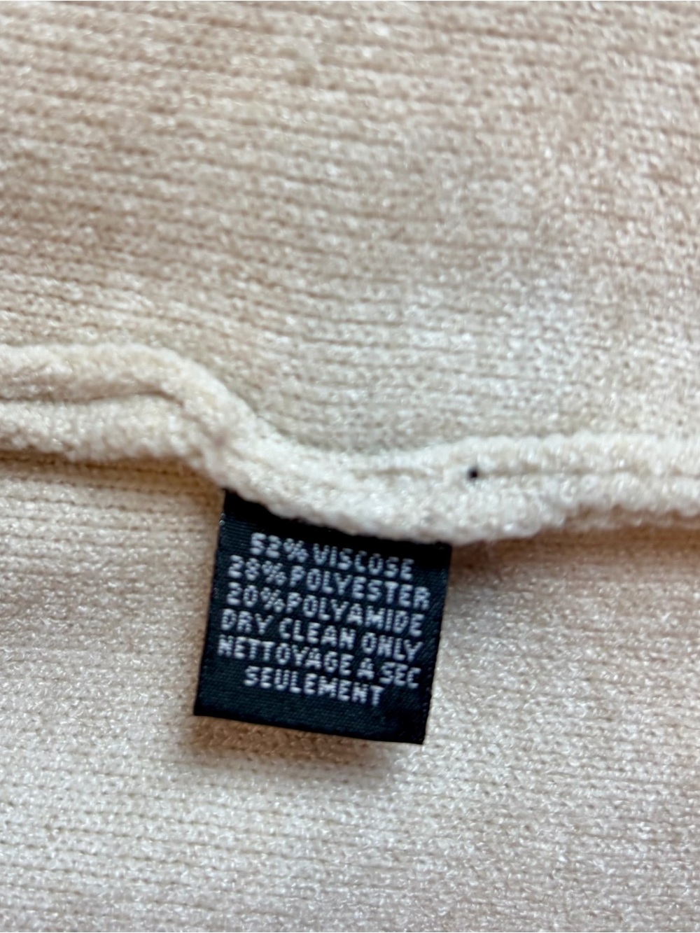Anthropologie Oversized Oatmeal Cream Shawl-Collar Wrap Jacket/Cardigan - Picture 7 of 7